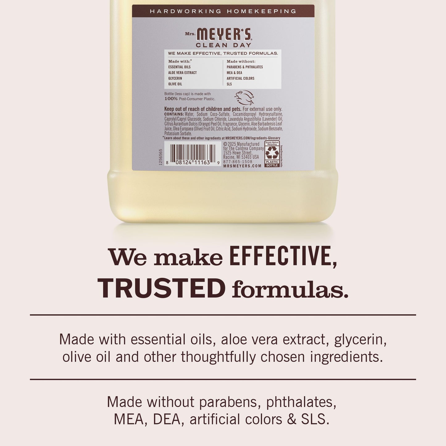 Mrs. MEYER'S CLEAN DAY Hand Soap, Refill Variety Pack Soaps Made to Clean and Freshen Hands