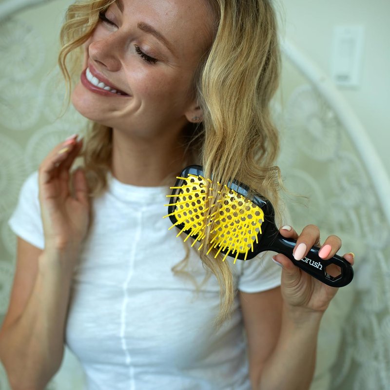 FHI Heat UNbrush Detangling Brush - Pain-Free Brushing for All Hair Types | Durable DuoFlex Bristles