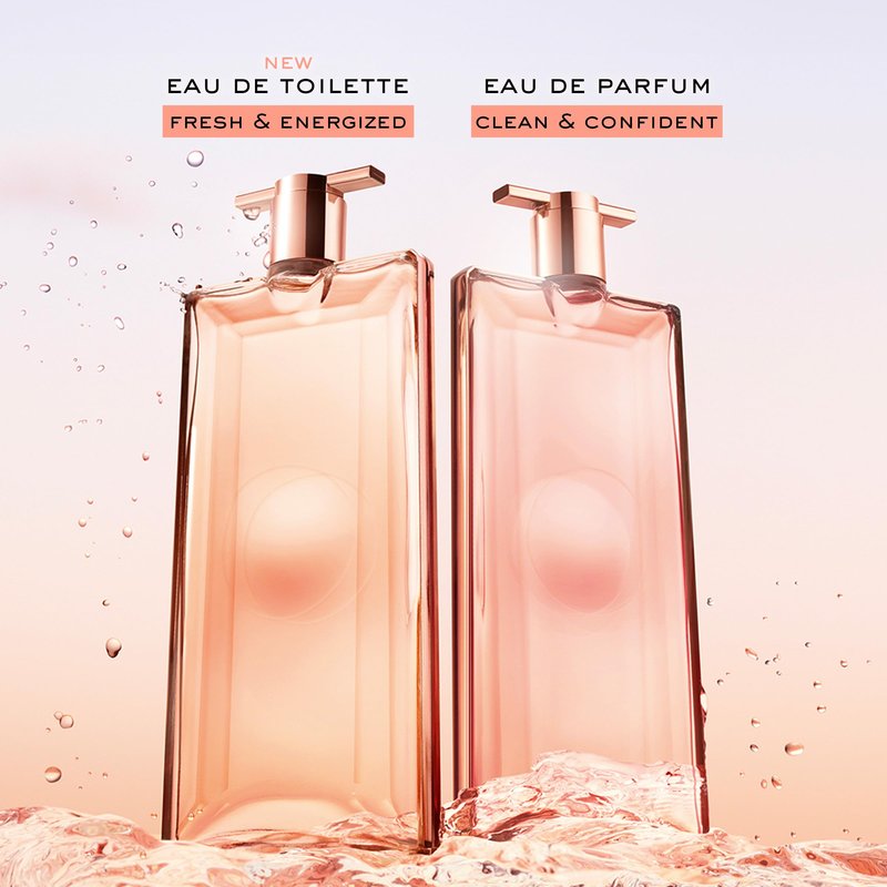 Lancôme Idôle Eau de Toilette - Fresh & Energizing Women's Perfume - Long Lasting Fragrance with Notes of Green Tea, Blooming Roses & Fresh Bergamot - 1.7 Fl Oz