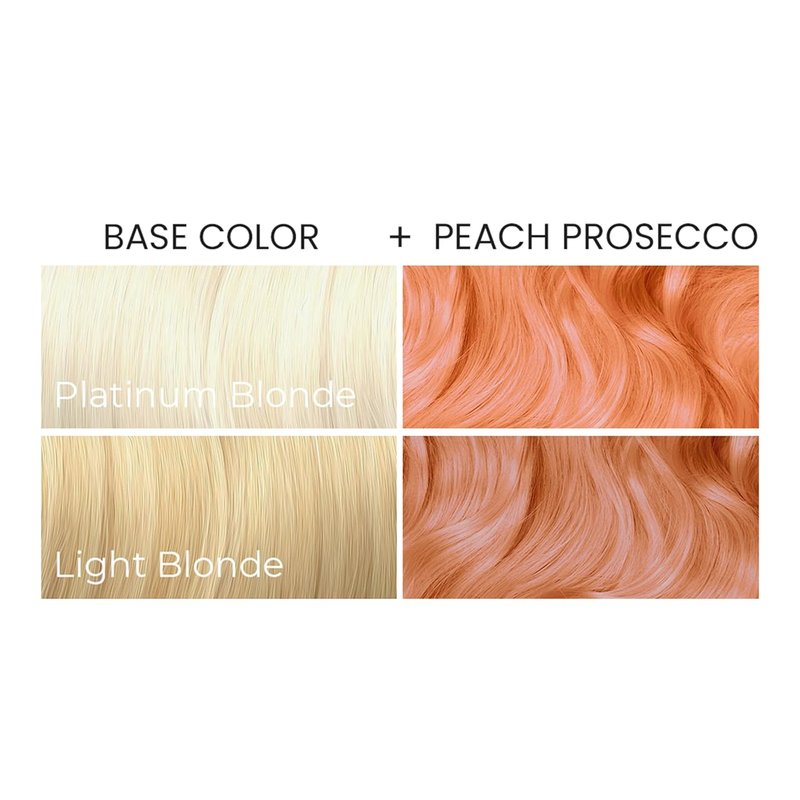 Arctic Fox Semi-Permanent Hair Dye - Vegan, Ammonia-Free Conditioning in Pastel Peach Prosecco | 8 Fl Oz