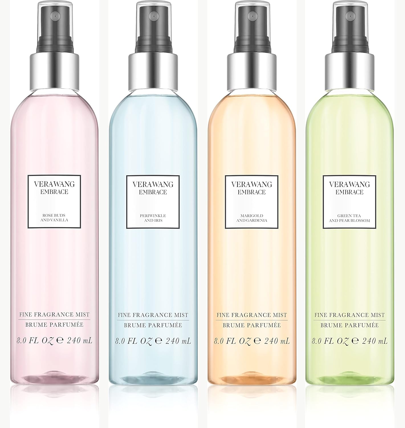 Vera Wang Embrace Body Mist - Green Tea & Pear Blossom | Long-Lasting Women's Fragrance, 8.1 fl oz