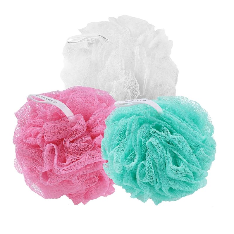 EcoTools Exfoliating Sponge - EcoPouf for Gentle Skin Renewal | Color May Vary