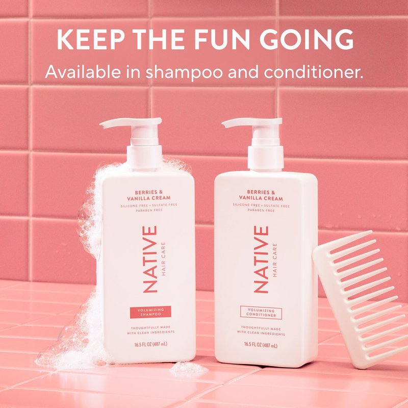 Native Volumizing Conditioner Berries & Vanilla Cream 16.5 fl Oz.