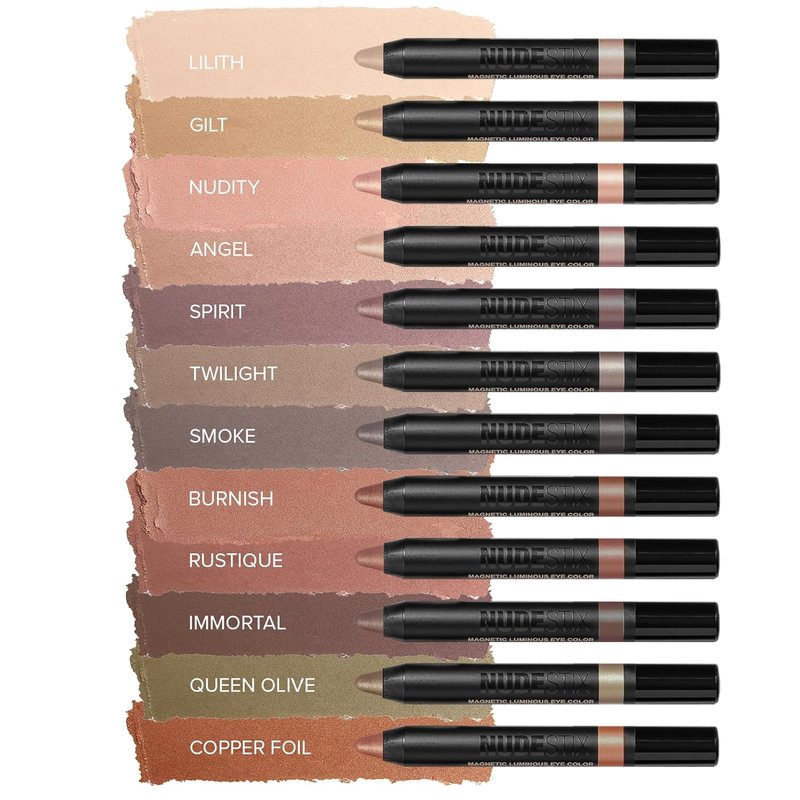 Nudestix Magnetic Luminous Eye Color - 4-in-1 Cream Eyeshadow Stick | Long-Wear, Waterproof Satin Finish, Vegan & Cruelty-Free