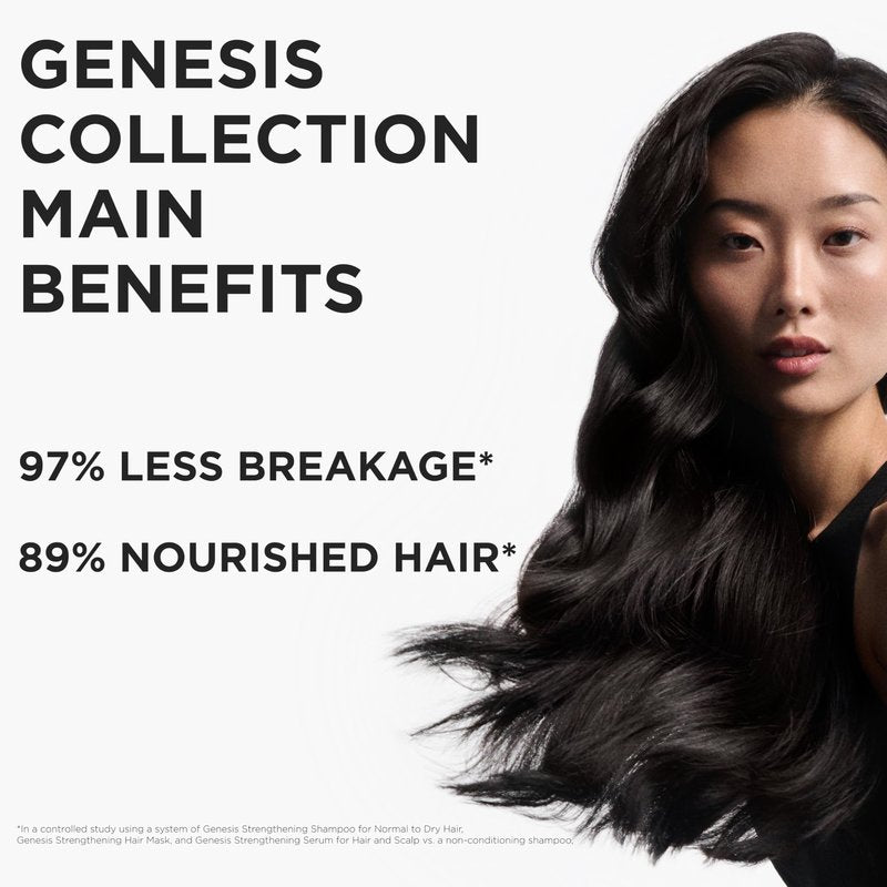 Kerastase Genesis Strengthening Nutri-Fortifiant Shampoo - Hair Repair For Weak or Damaged Hair, Detangles & Hydrates, For Normal to Dry Hair