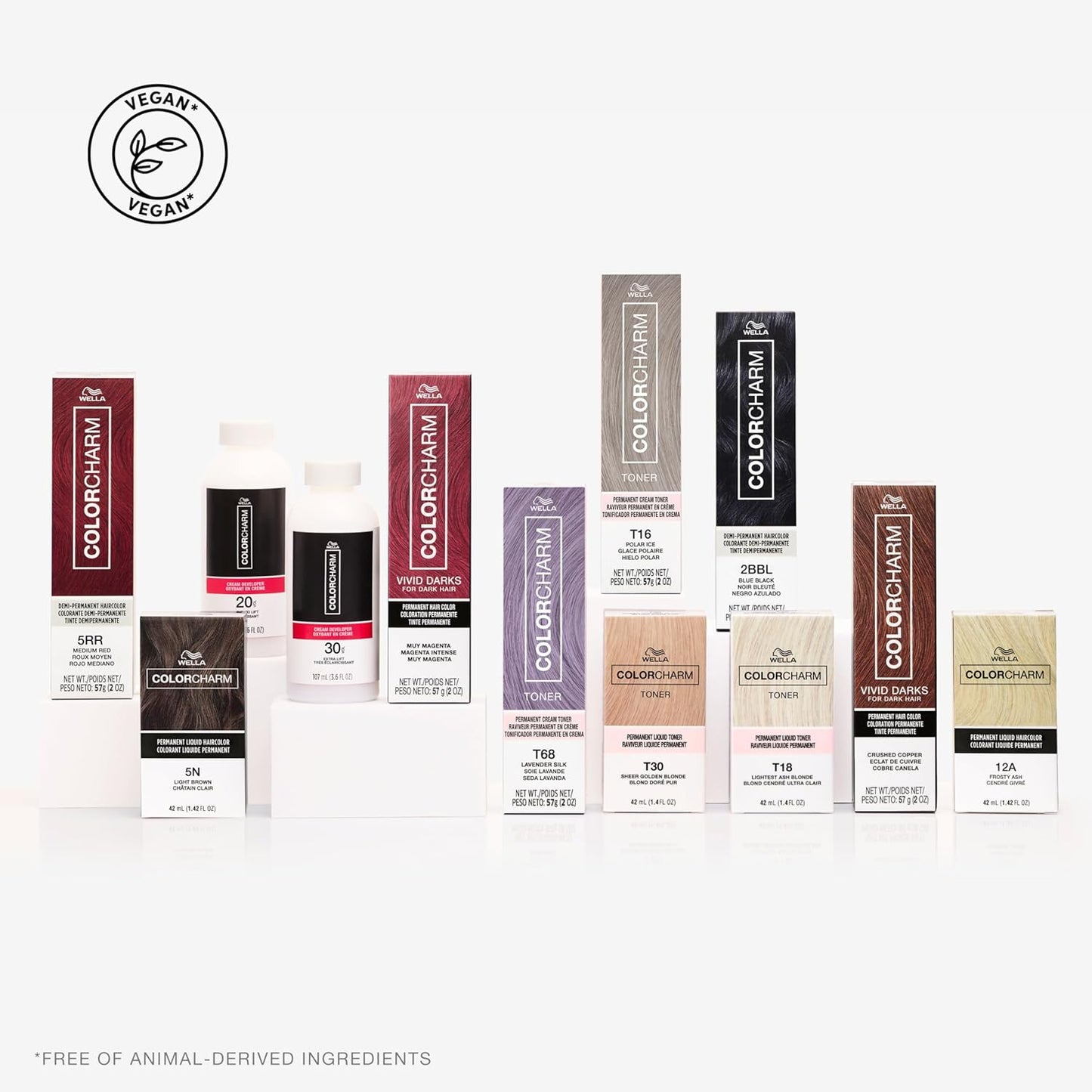 WELLA Color Charm Permanent Liquid Hair Color - Rich Brown for Gray Coverage | Long-Lasting Formula