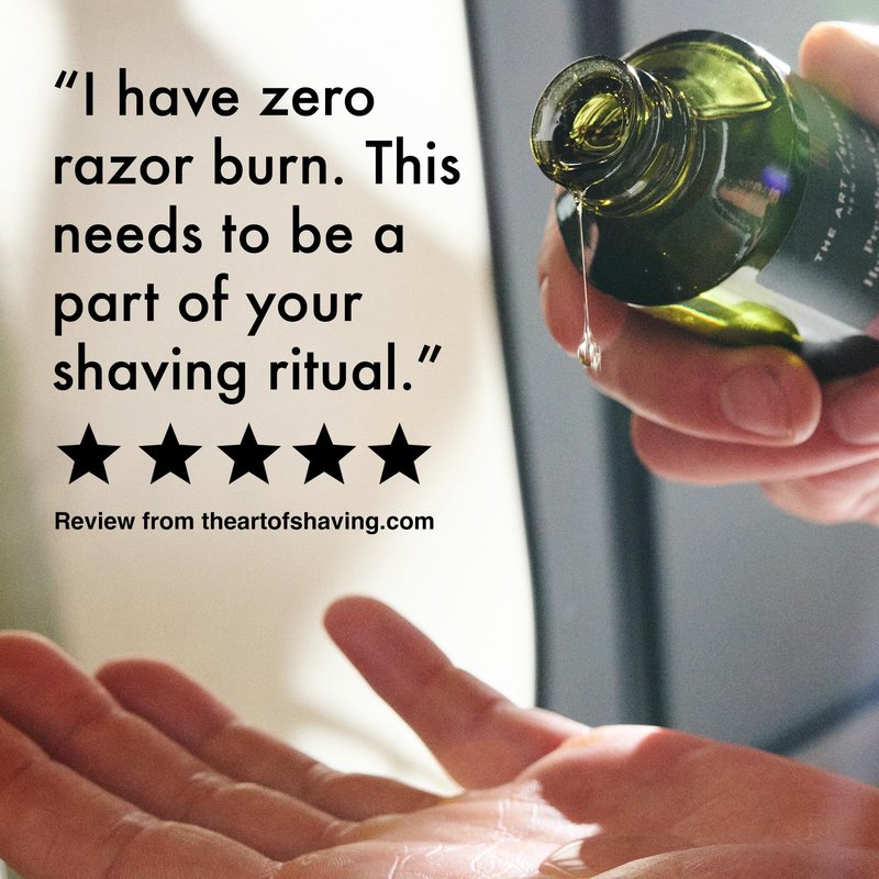The Art of Shaving Pre Shave Beard Oil for Men, Protects Against Irritation and Razor Burn, Clinically Tested for Sensitive Skin, Sandalwood, 2 Fl Oz (Pack of 1)