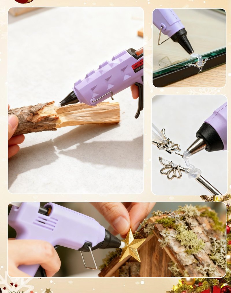 Mini Size Hot Glue Sticks,5.9'' x 0.27" Clear Glue Gun Sticks(50 Pcs)