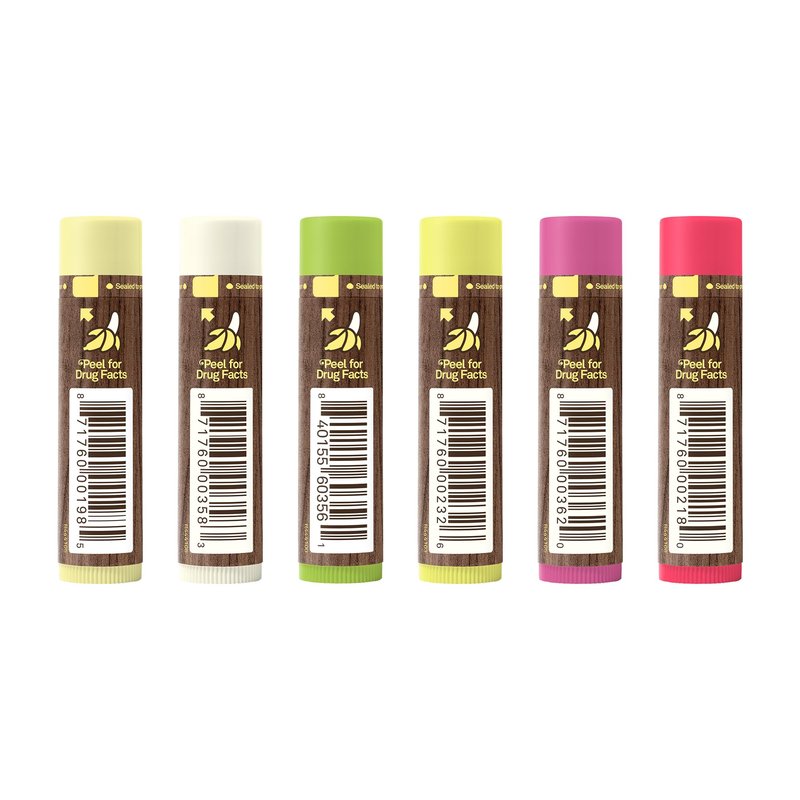 Sun Bum Lip Balm | SPF 30 | 0.15 Ounce Stick | Broad Spectrum UVA, UVB Protection, Paraben Free, Gluten Free, Vegan | The Originals Variety Pack | 6 Pack