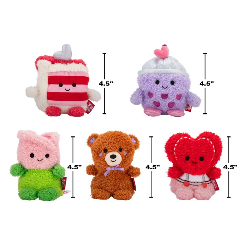 BumBumz 4.5-inch SweetBumz Series III Plush 5-Pack - Collectible Stuffed Toys - from The Makers of Original Squishmallows