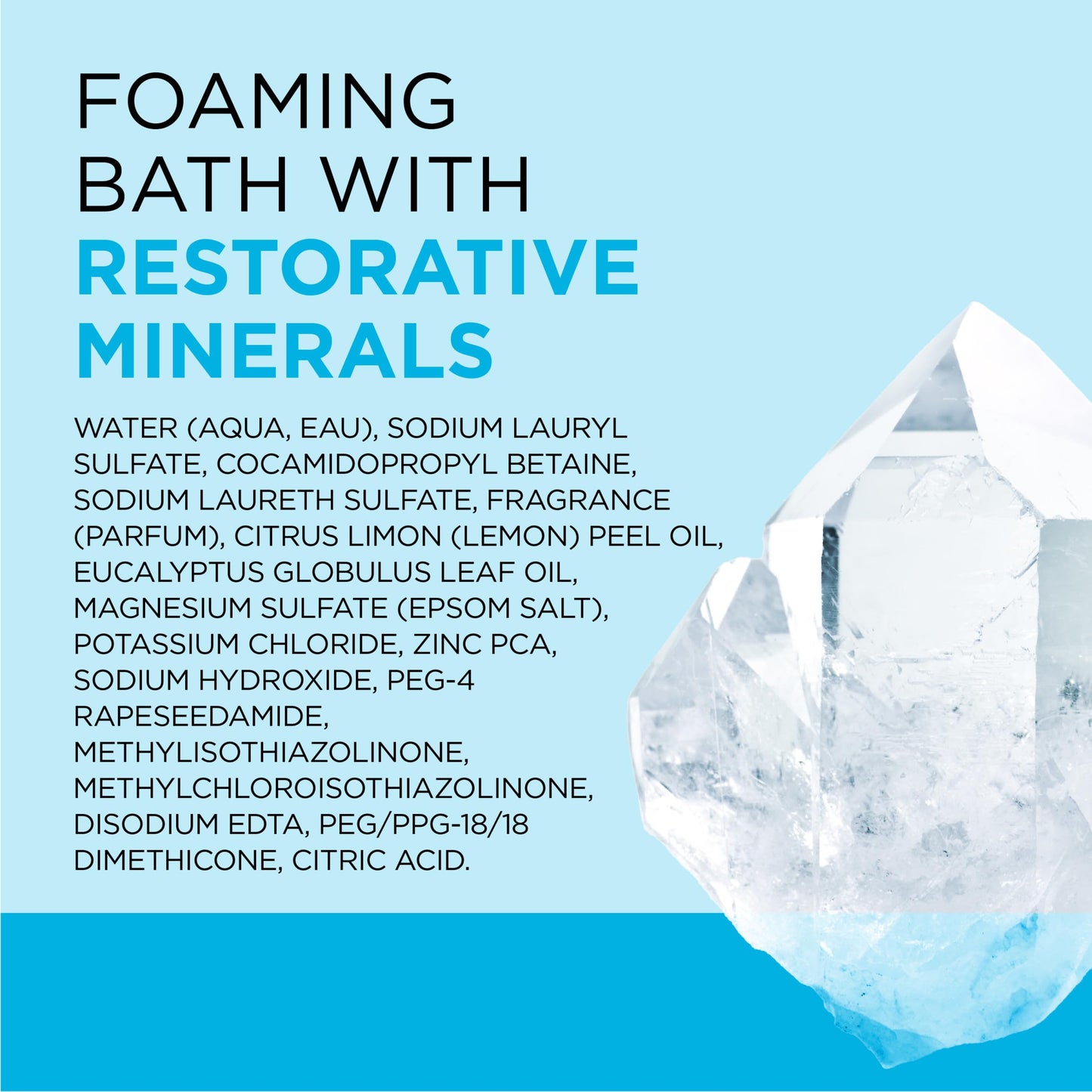 Dr Teal's Foaming Bath with Pure Epsom Salt, Restorative Minerals with Magnesium, Potassium, Zinc & Essential Oils, 62.5 fl oz