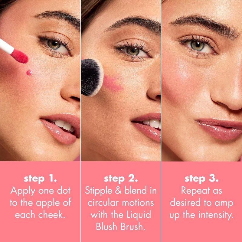 e.l.f. Camo Liquid Blush - Long-Lasting High-Pigment Color for a Soft Dewy Finish | Vegan & Cruelty-Free, Bronze Bombshell