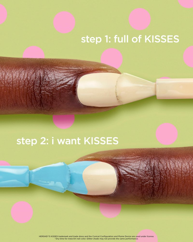 Sally Hansen Insta-Dri x Hershey's Kisses - I Want Kisses, 0.3oz