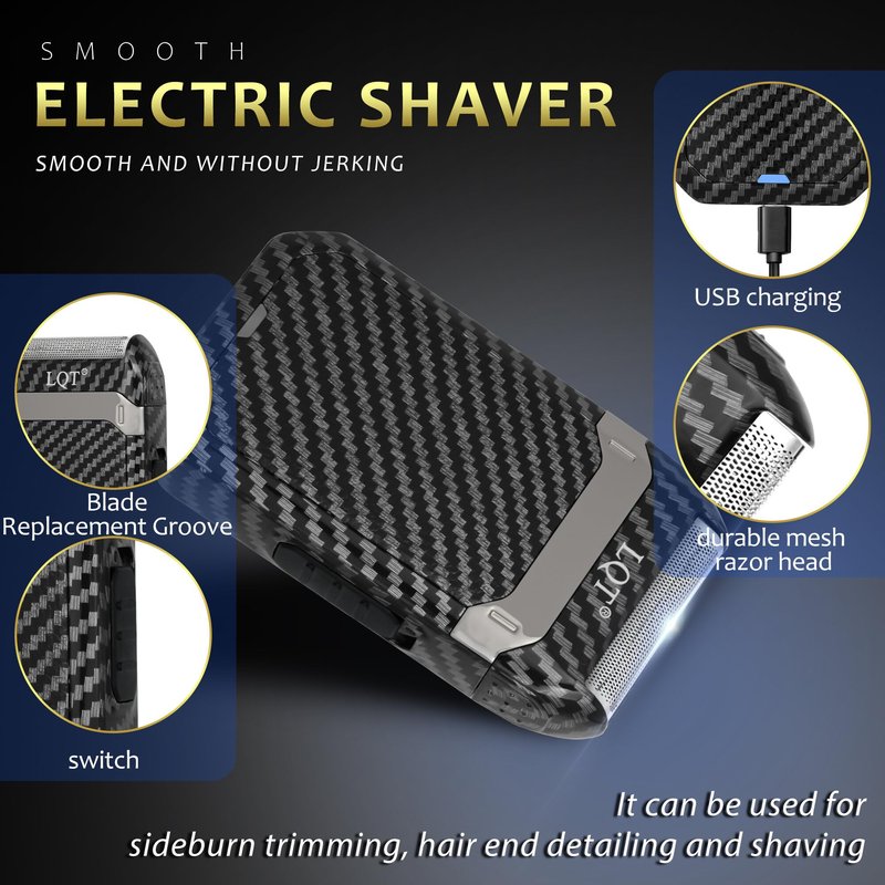 LQT Hair Clippers for Men, Professional Clippers and Trimmers Set, Cordless Clippers for Hair Cutting,Nose and Ear Trimmer,Barber Clippers, Rechargeable Electric Shaver, Gifts for Men
