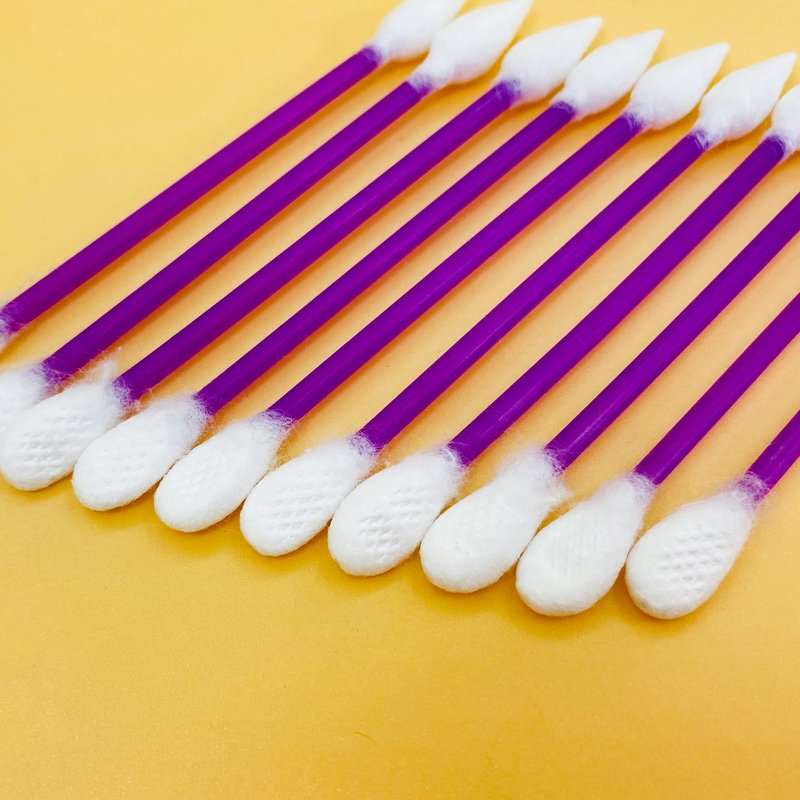 760pcs CGR Precision Cotton Swabs packed in Acrylic swab canister with Pointed and Flattened Tip, Cosmetic Makeup Applicator(160pcs in canister, 2x300pcs in bags) (760)
