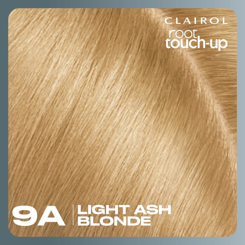 Clairol Root Touch-up by Nice'n Easy Permanent Hair Dye, 9A Light Ash Blonde Hair Color | 100% Gray Coverage | Easy Brush Application | Matches Professional Salon Shades | Pack of 1