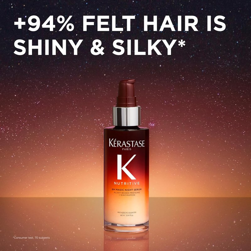 Kerastase Nutritive 8H Magic Night Serum - Overnight Treatment for Dry Hair | Enhances Shine & Nourishes