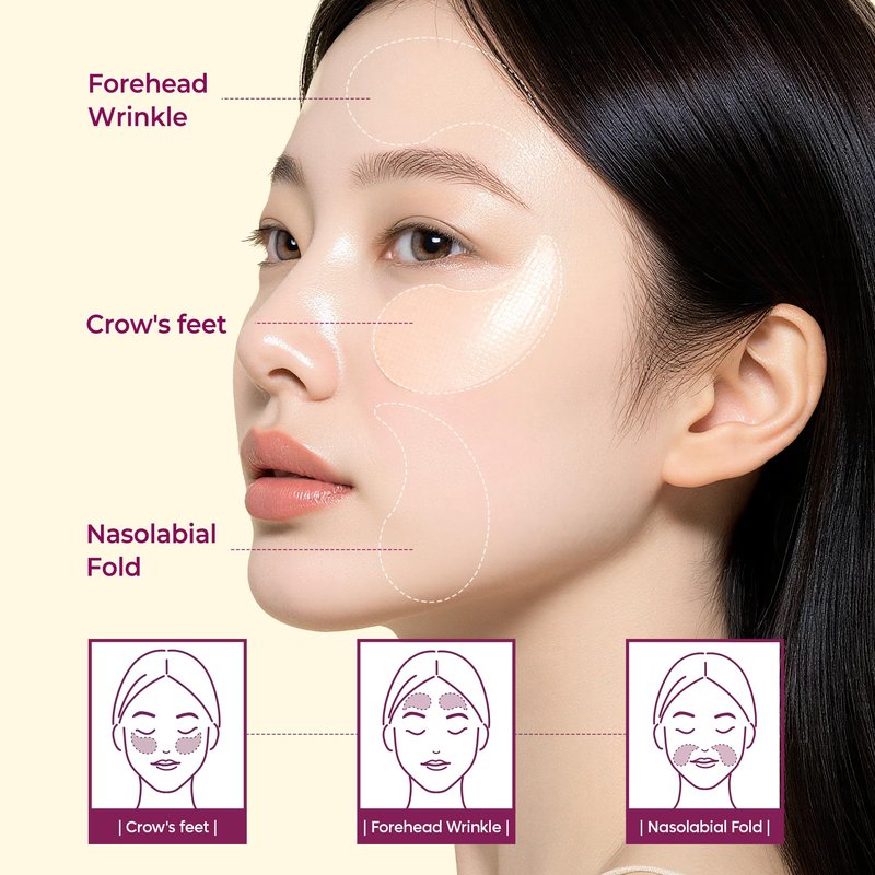Dr.Melaxin Cemenrete Calcium Volume Eye Patch for Sagging Under Eye Skin, Eye Mask Care for Wrinkles, Puffy Eyes & Dark Circles (60Patches)