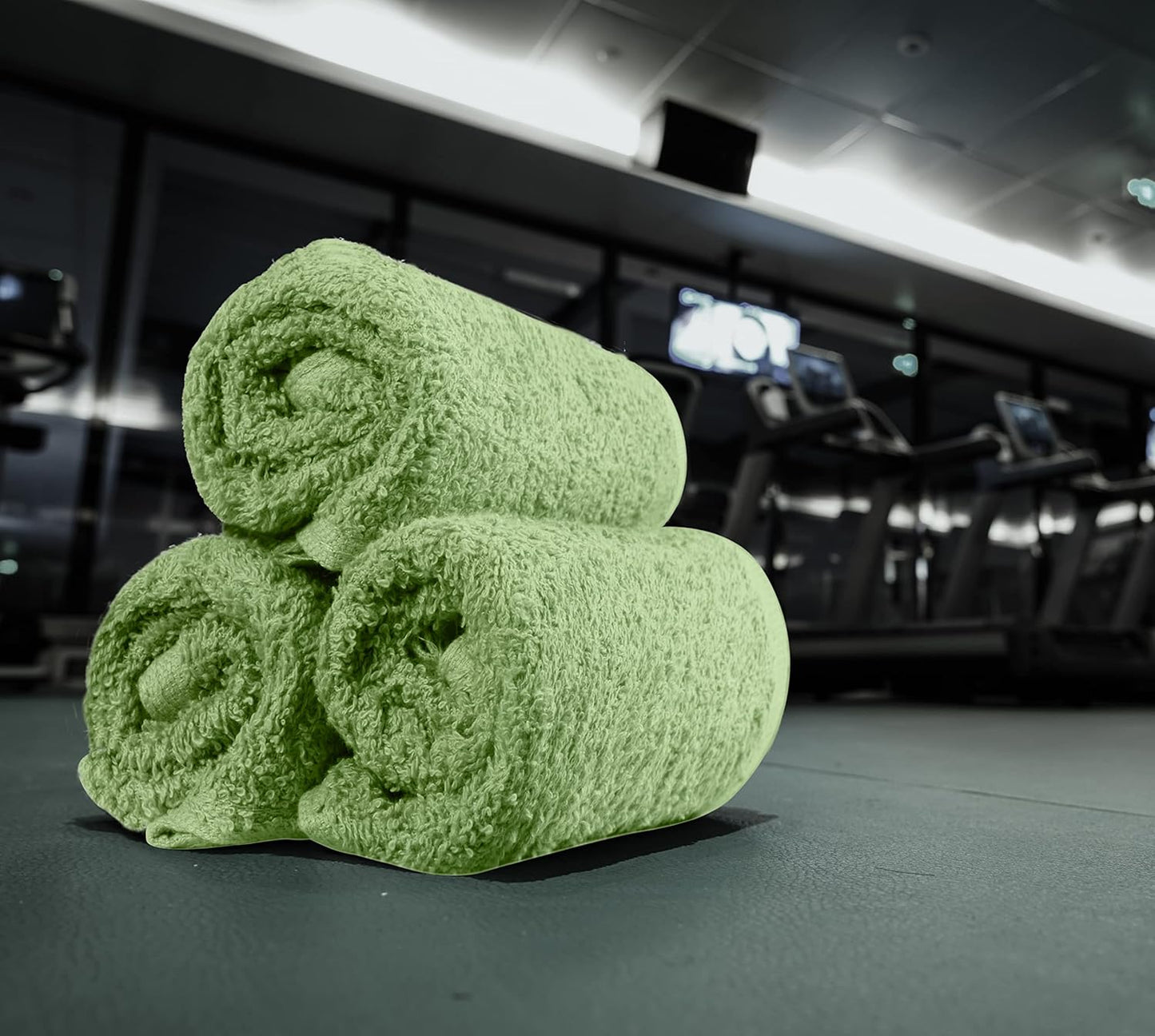 Utopia Towels | 24-Pack Cotton Washcloths Set - Highly Absorbent Flannel Face Cloths in Sage Green