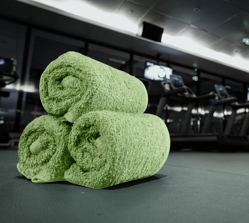 Utopia Towels | 24-Pack Cotton Washcloths Set - Highly Absorbent Flannel Face Cloths in Sage Green