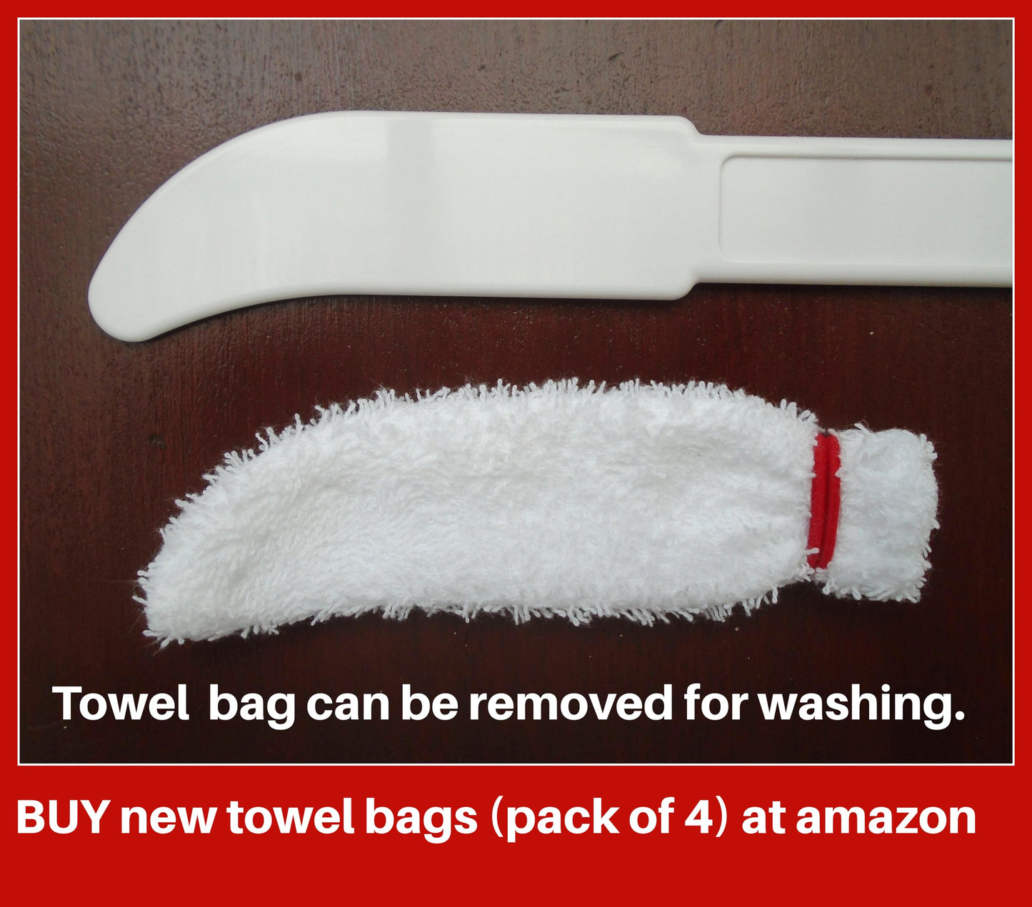 Short Handle 12 inch Foot Toe Brush Best Product to Clean and Dry Between Toes. Removes Dead Skin and Stops Itchy, Sore Toes. This toe towel is More Suitable for Younger People.