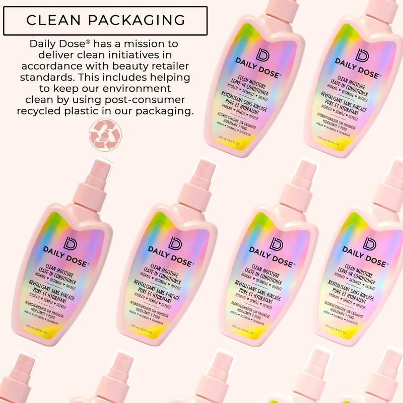 DAILY DOSE Award-Winning Leave-In Conditioner (8.5oz + 2oz Duo) Hair Detangler Spray (Award Winning), Paraben Free, Phthalates Free, Cruelty Free, Vegan