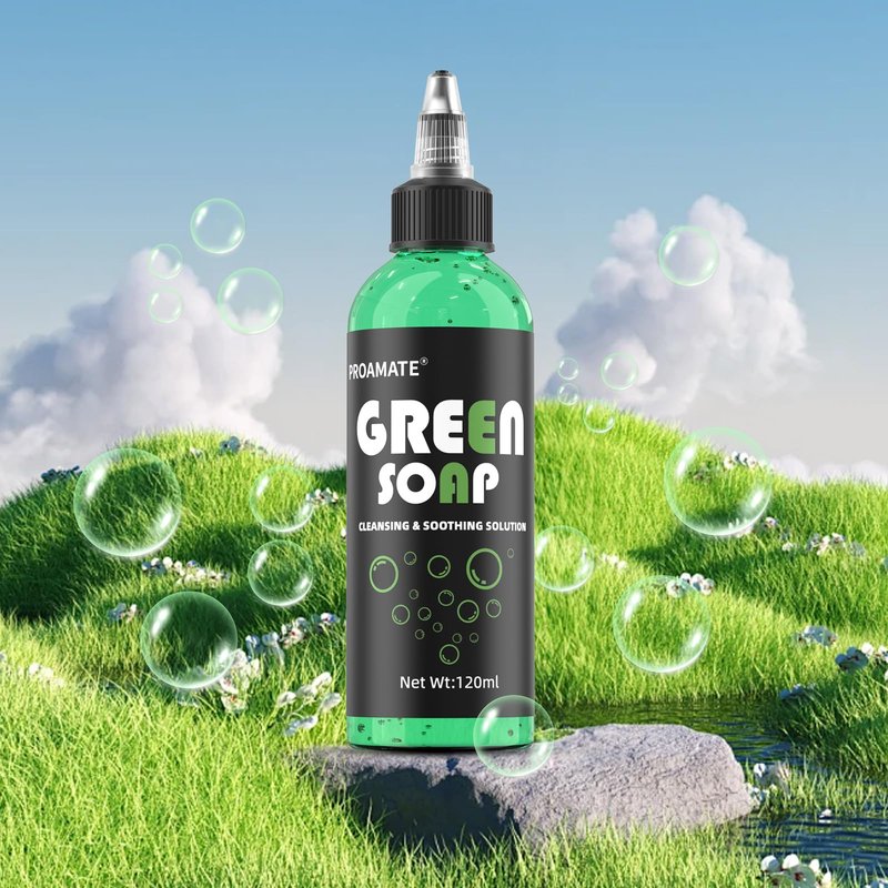 proamate Green Tattoo Soap 4OZ with Foaming Bottle 120ml, Tattoo Soap Tattoo Supplies for Tattoos Piercings, Clean Skin Equipment