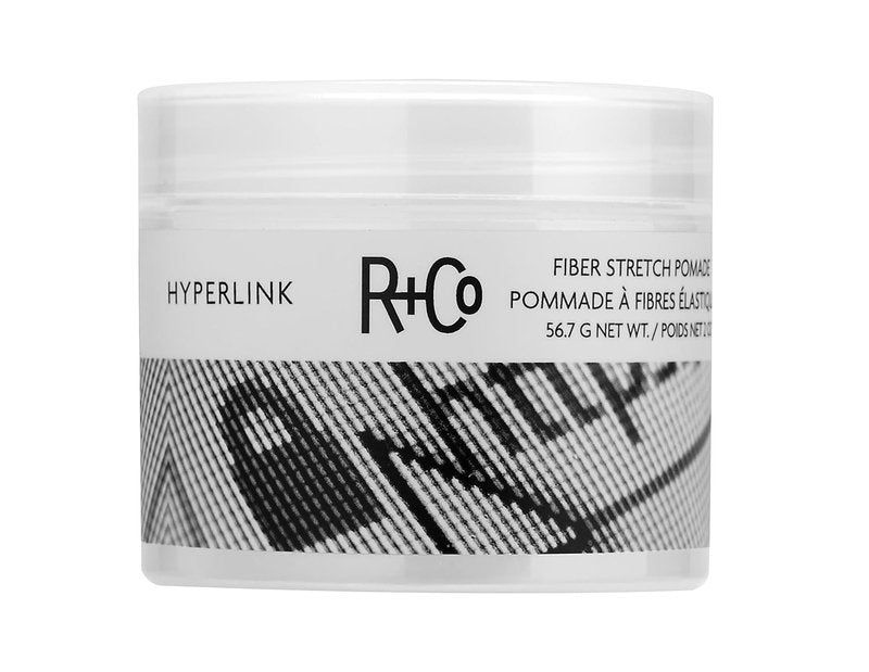 R+Co Hyperlink Fiber Stretch Pomade - Weightless Volume & Flexible Hold | Vegan & Cruelty-Free | 2 Oz