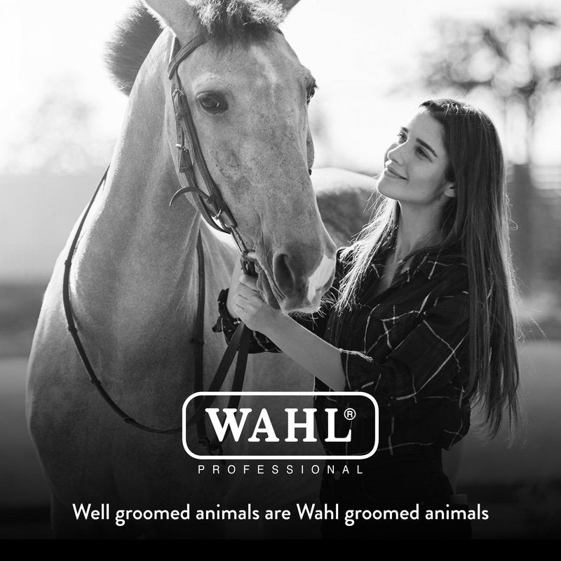 WAHL Professional Animal Equine Grooming Mitt - Flexible Rubber Brush for Horse Care