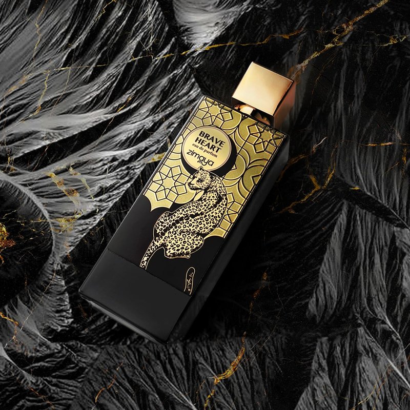 Zimaya Brave Heart Unisex Eau De Parfum - Long Lasting Warm Spicy, Woody & Musky Scent | 3.4 fl oz