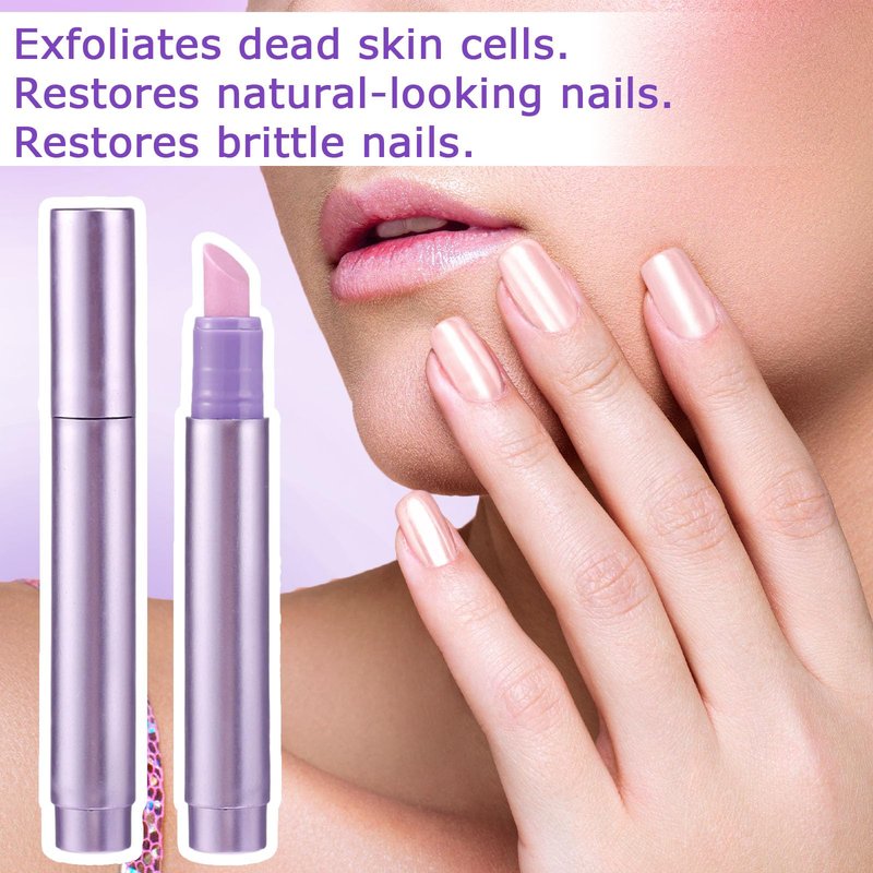 3 in 1 Cuticle Oil Pen, Nail Cuticle Remover Pen with Ceramic Tip Moisturize Strengthen Brighten Oil Applicators for Hangnails Dry Cracking Nails Repair