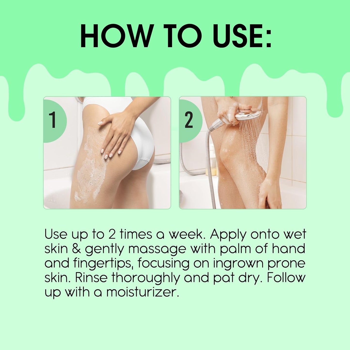Sliick Exfoliating Body Scrub with Pumice & Glycolic Acid - 7 oz for Smooth Skin