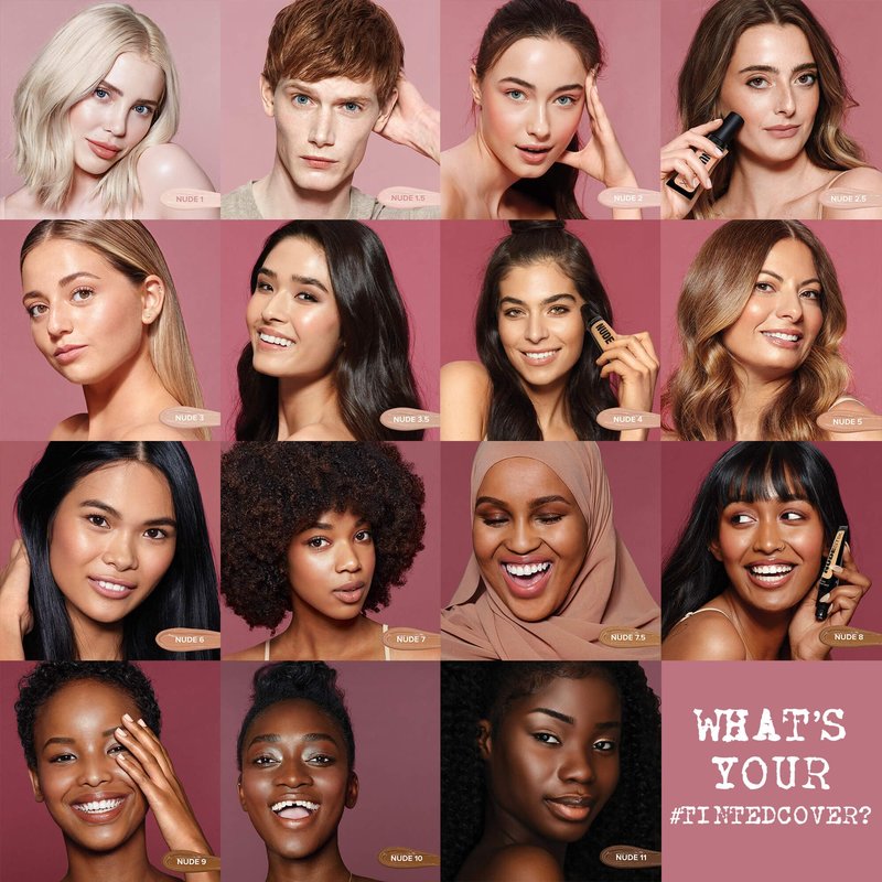 Nudestix Tinted Cover Liquid Foundation – Lightweight, Buildable Coverage for a Natural Radiant Finish | Hydrating Formula with 18 Botanical Extracts | Clean, Vegan Makeup, Shade: Nude 7.5
