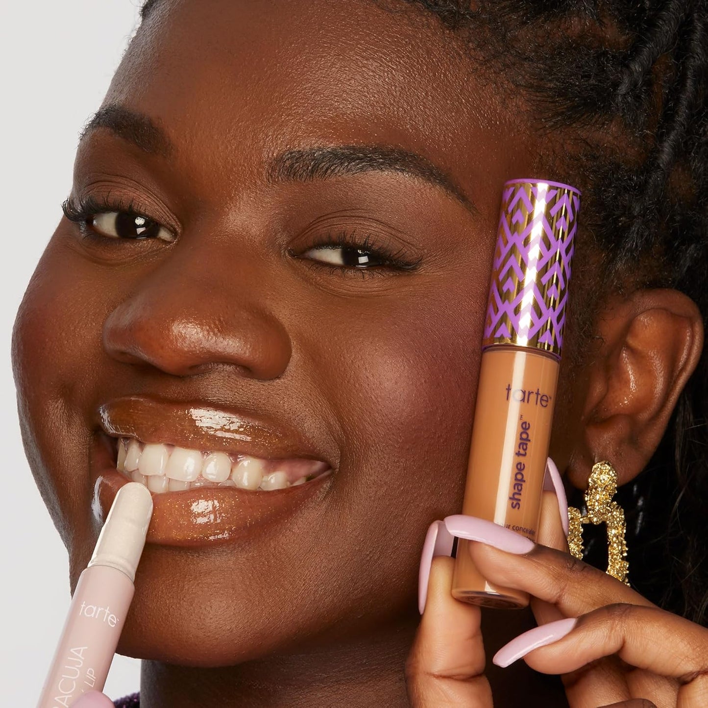 Tarte Shape Tape Concealer & Maracuja Juicy Lip Duo - Full Coverage for Dark Circles & Fine Lines | Vegan Hydrating Gloss Balm