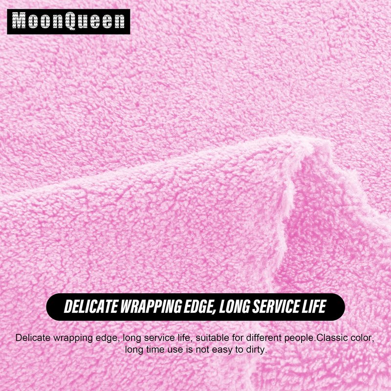 MOONQUEEN Ultra Soft Premium Washcloths Set - 12 x 12 inches - 72 Pack - Quick Drying - Highly Absorbent Coral Velvet Bathroom Wash Clothes (Frozen Berry)