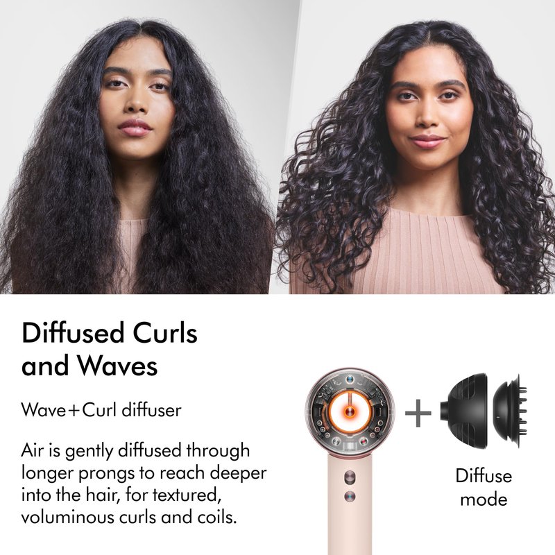 Dyson Supersonic Nural Hair Dryer in Ceramic Pink and Rose Gold