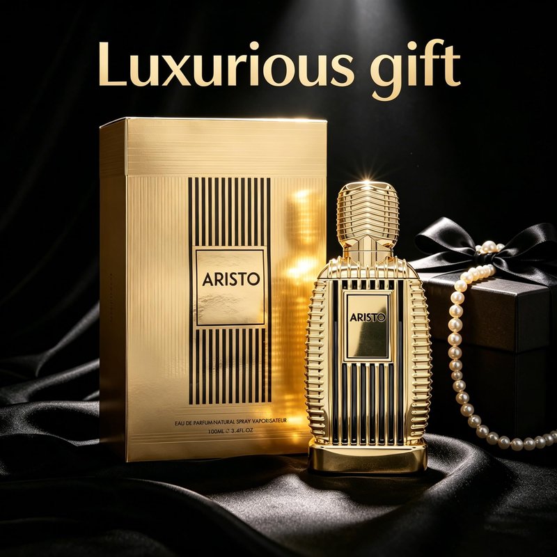 A CENTER Aristo 100ml Eau de Parfum for Women & Men | Unisex Woody Spicy Citrus Musk Scent | Long-Lasting Fragrance for Daily Wear