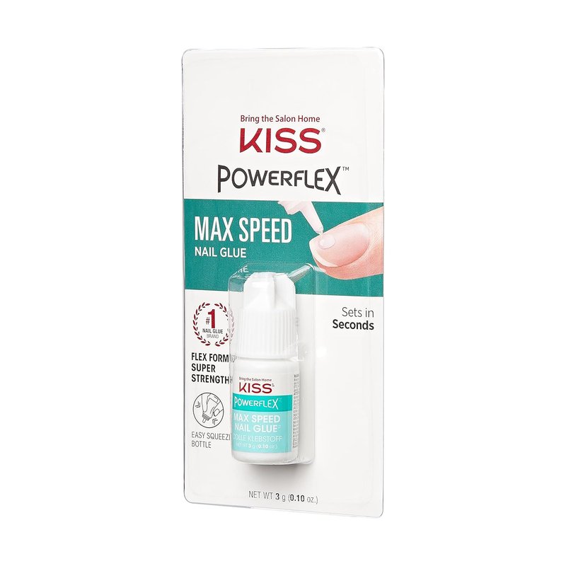 Kiss Powerflex Glue - Strong Adhesive for Nail Art | Pack of 4
