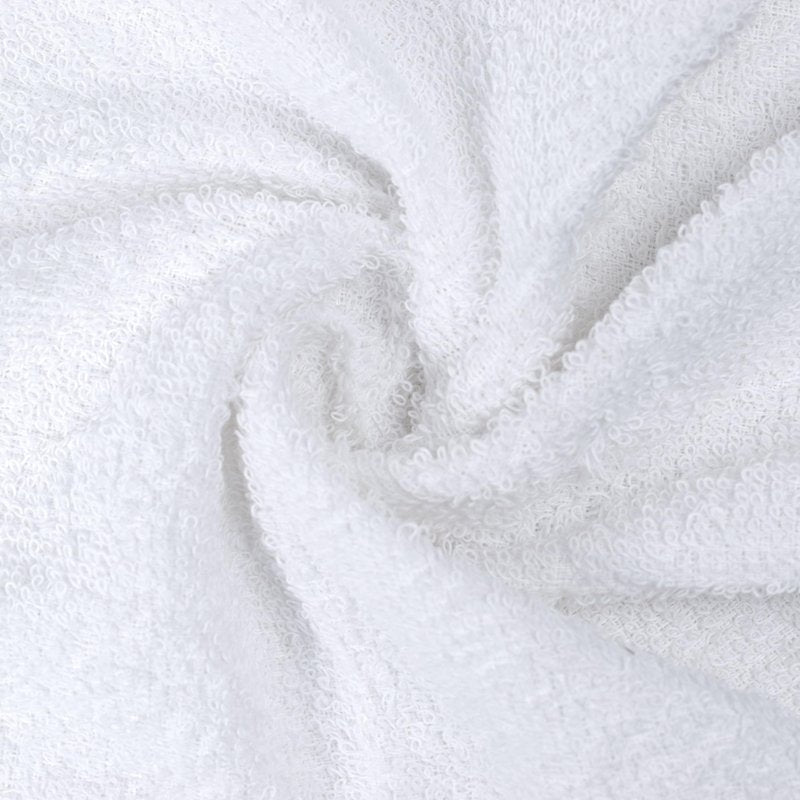 Textila Terry Wash Cloths – Pack of 10, White, 12x12 Inches – Soft, Absorbent & Multipurpose Cotton Washcloths for Face, Hand, Bath, Kitchen, Spa, Gym & Hotel Use