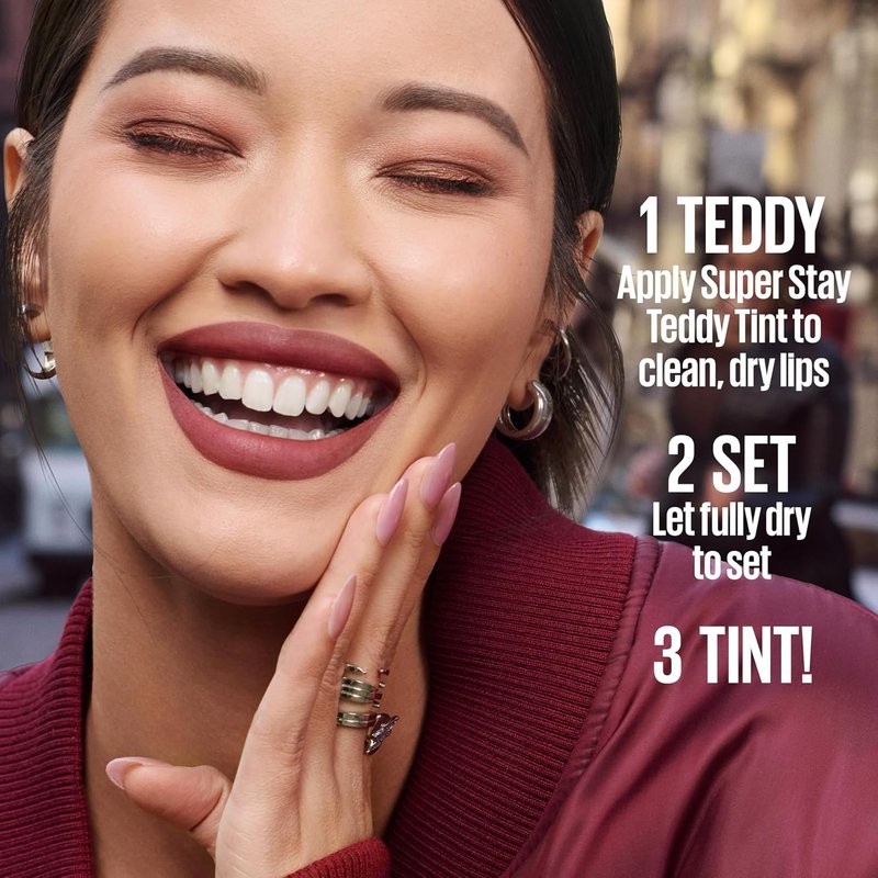 Maybelline Super Stay Lip Tint - Long Lasting Matte Lipstick for 12HR Wear | Tomato Girl, 1 Count