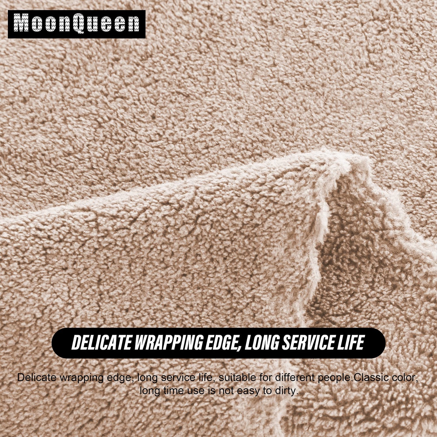 MOONQUEEN Ultra Soft Premium Washcloths Set - 12 x 12 inches - 72 Pack - Quick Drying - Highly Absorbent Coral Velvet Bathroom Wash Clothes (Brown)