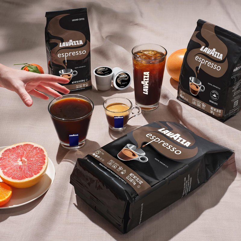 Lavazza Espresso Whole Bean Coffee, Medium Roast, 100% Arabica, 2.2 lb Bag (Pack of 1)