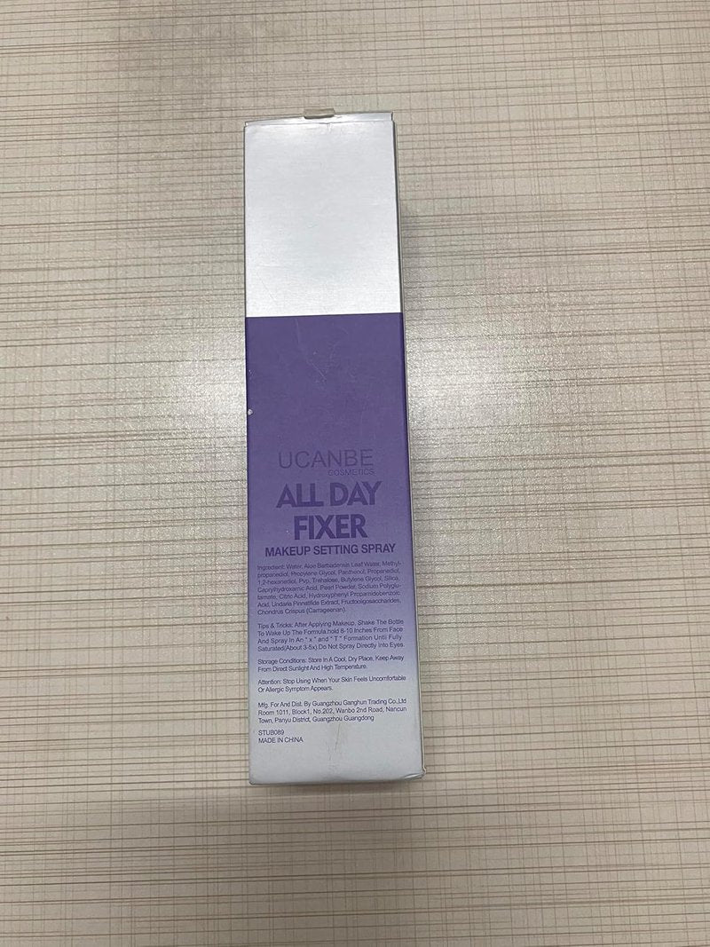 Long Lasting Makeup Setting Spray Kit - Hydrating Matte Finish Mist, 6.76 Fl Oz | Includes Travel Size Spray & Sponge Puff