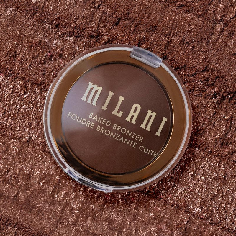 Milani Baked Bronzer - Long-Lasting Powder for Natural Sun-Kissed Glow- Lightweight, Buildable & Streak-Free Makeup with Radiant Finish- Talc-Free, Vegan & Cruelty-Free, Made in Italy, Amalfi Glow