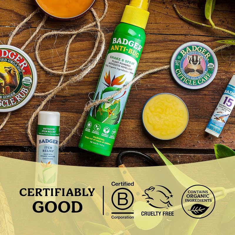 Badger Cuticle Cream - Deep Hydration for Dry, Cracked Cuticles | 100% Organic Shea Butter Balm, 0.75oz
