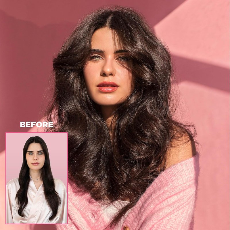 Designme Puff.ME Volumizing Conditioner - Hydrating Formula with Sunflower Seed Oil for Hair Volume | Sulfate-Free, Detangles Straight & Wavy Hair