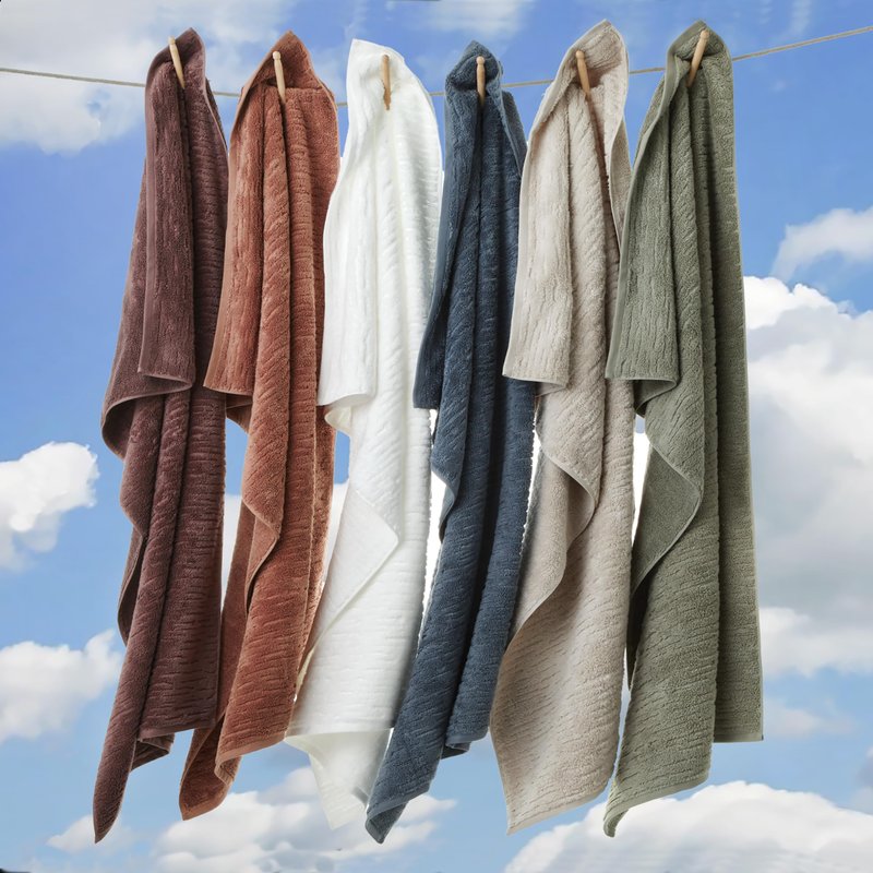 SKL Home CloudSoft Cotton Luxury Bath Towel, Soft Plum