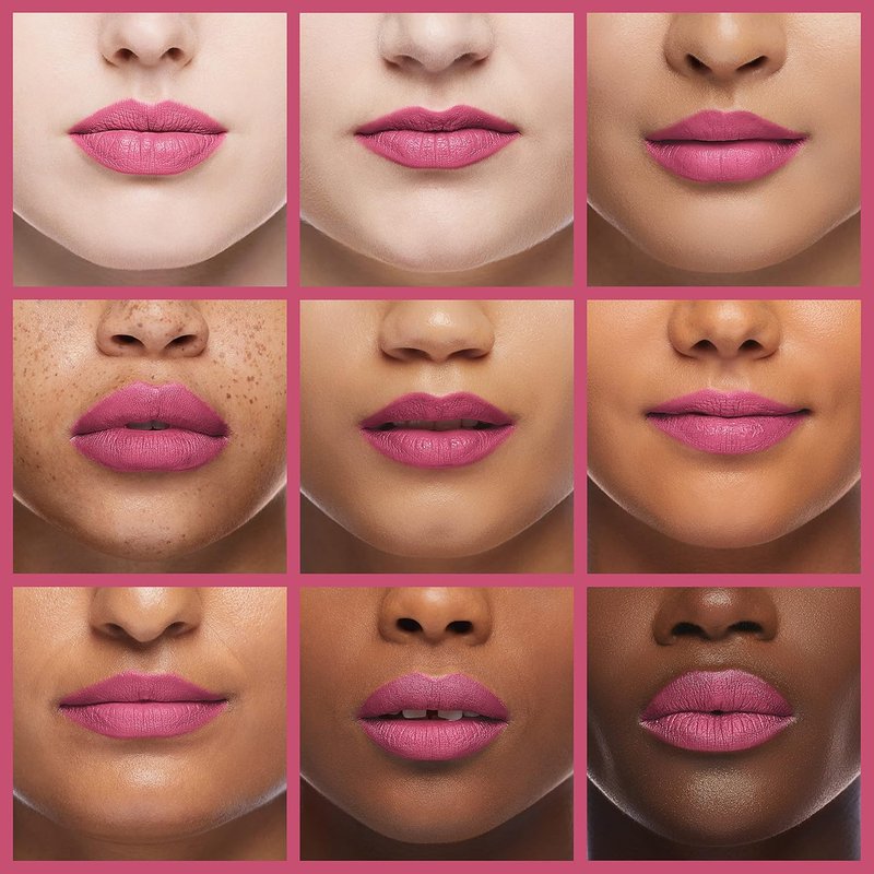 Almay Lip Vibes Lipstick - Matte Cream Finish with Vitamin E & Shea Butter | Dance Now, 0.14 Oz
