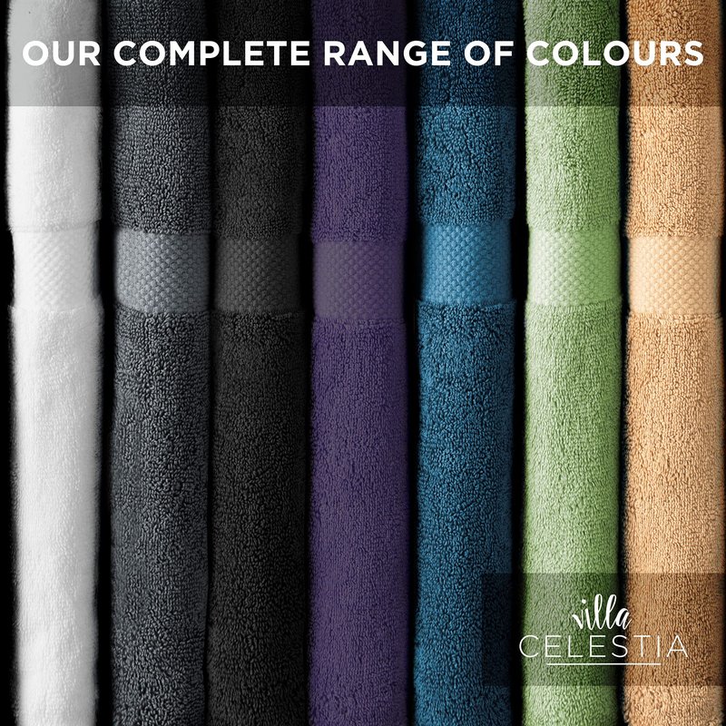 Villa Celestia Cotton Washcloths Set of 6, 12x12 Inch, 100% Ring-Spun Combed Cotton, Soft Absorbent Quick-Dry Wash Cloths for Face and Body, Oeko-TEX Certified, Hotel & Spa Quality, White