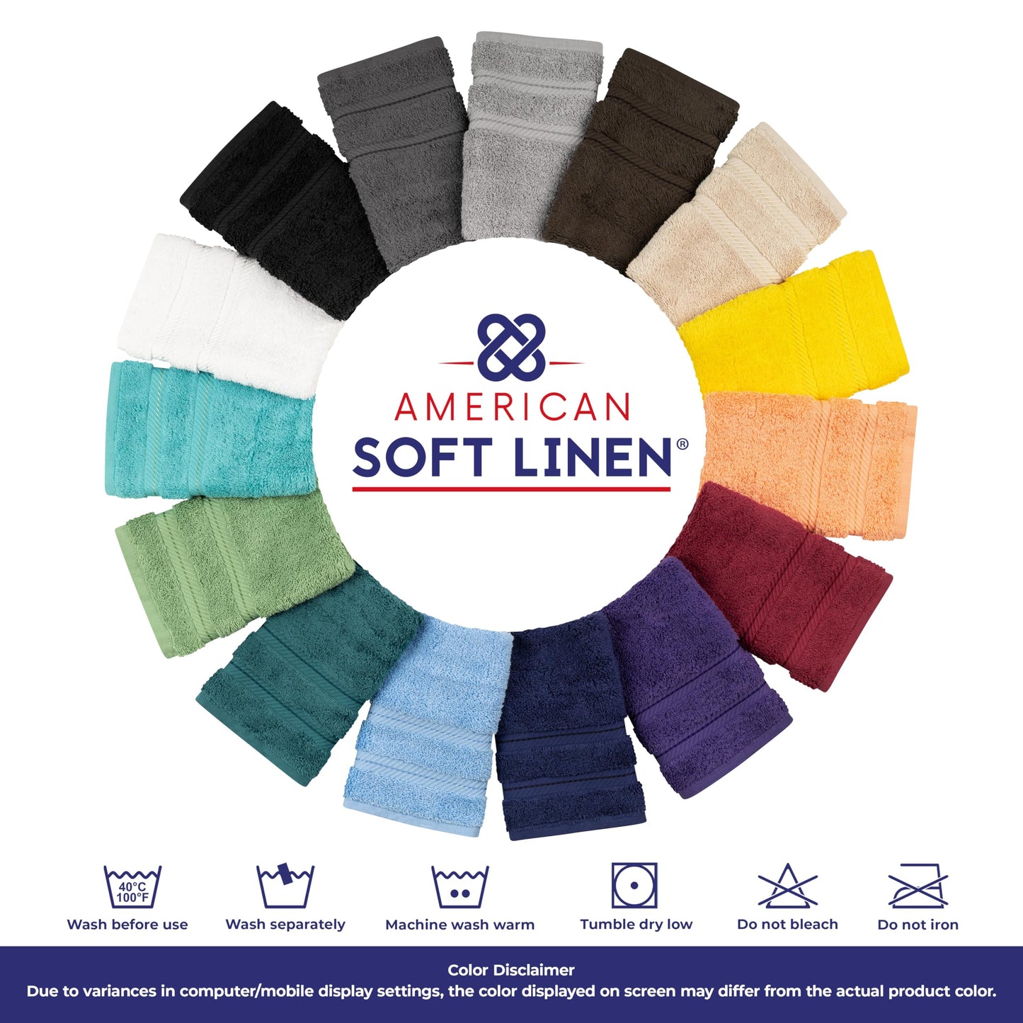 American Soft Linen Luxury Washcloths for Bathroom, 600 GSM 100% Cotton 4 Piece Turkish Wash Cloth Set, 13x13 in Soft Rags for Body and Face, Red Washcloths